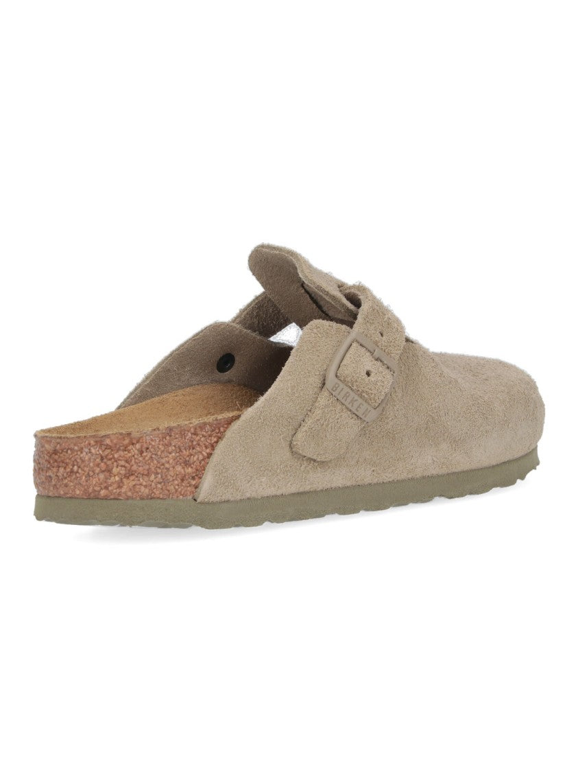 Birkenstock "Boston" Mules – Green