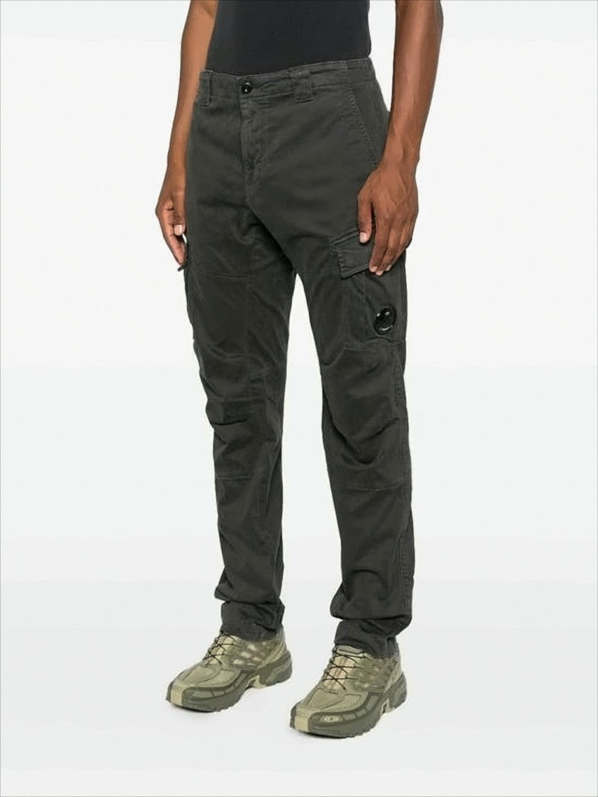 C.P. Company Utilitarian Straight Pants With Flap Cargo Pockets