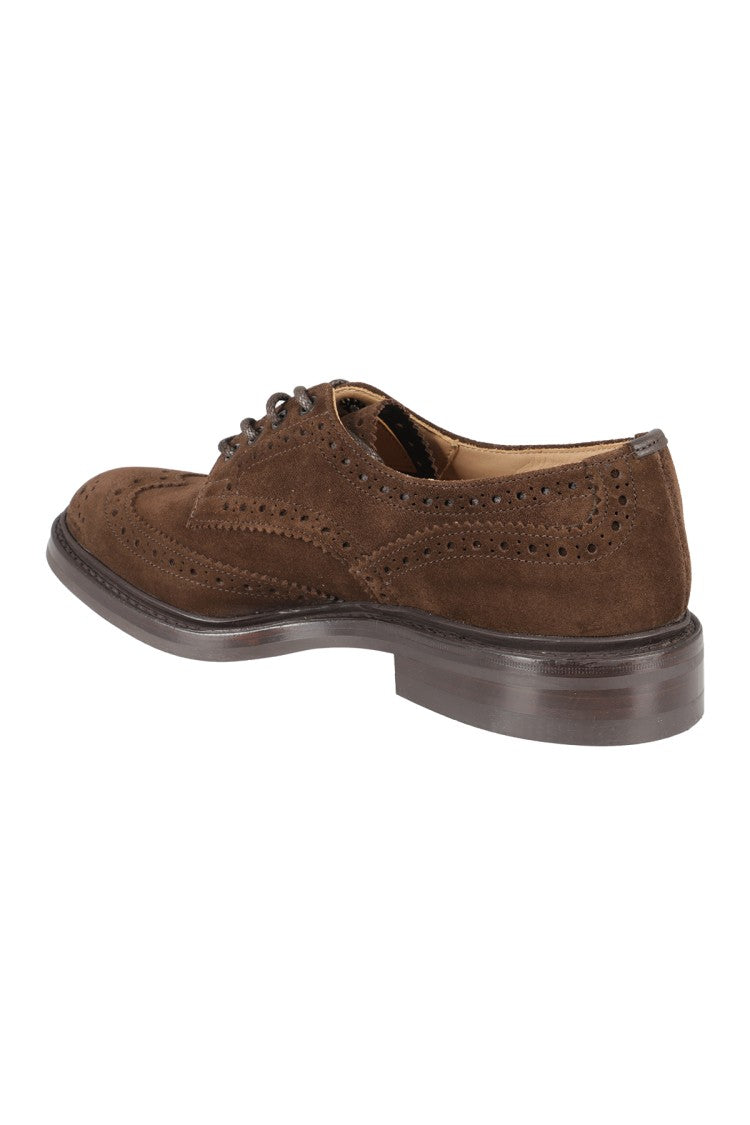 Tricker's Bourton Repello Suede Lace-Up Shoes