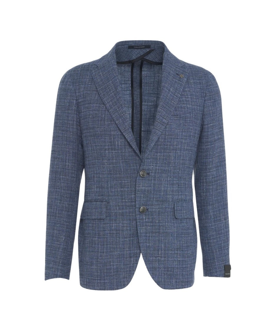 Tagliatore Single-Breasted Bouclé Blazer
