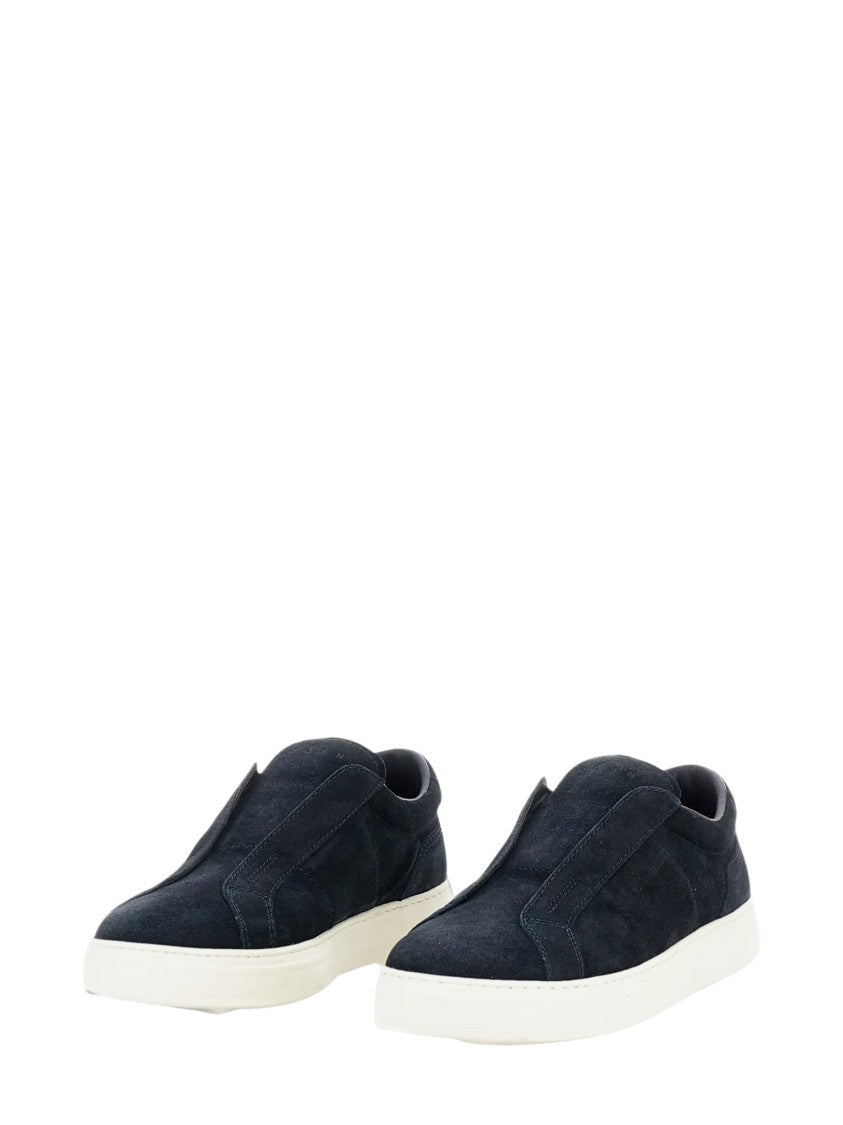 Hogan Black Suede Slip-On H668 Sneakers