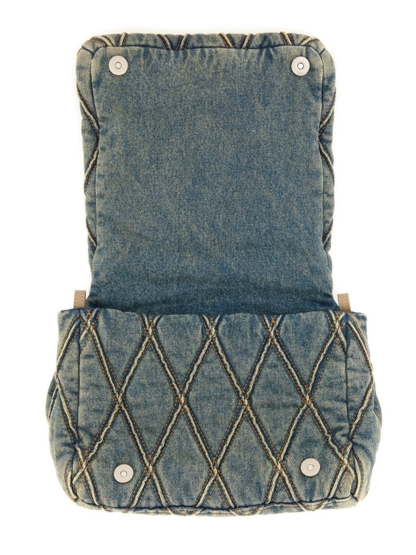 Diesel Charm-D Small Quilted Cotton Bag