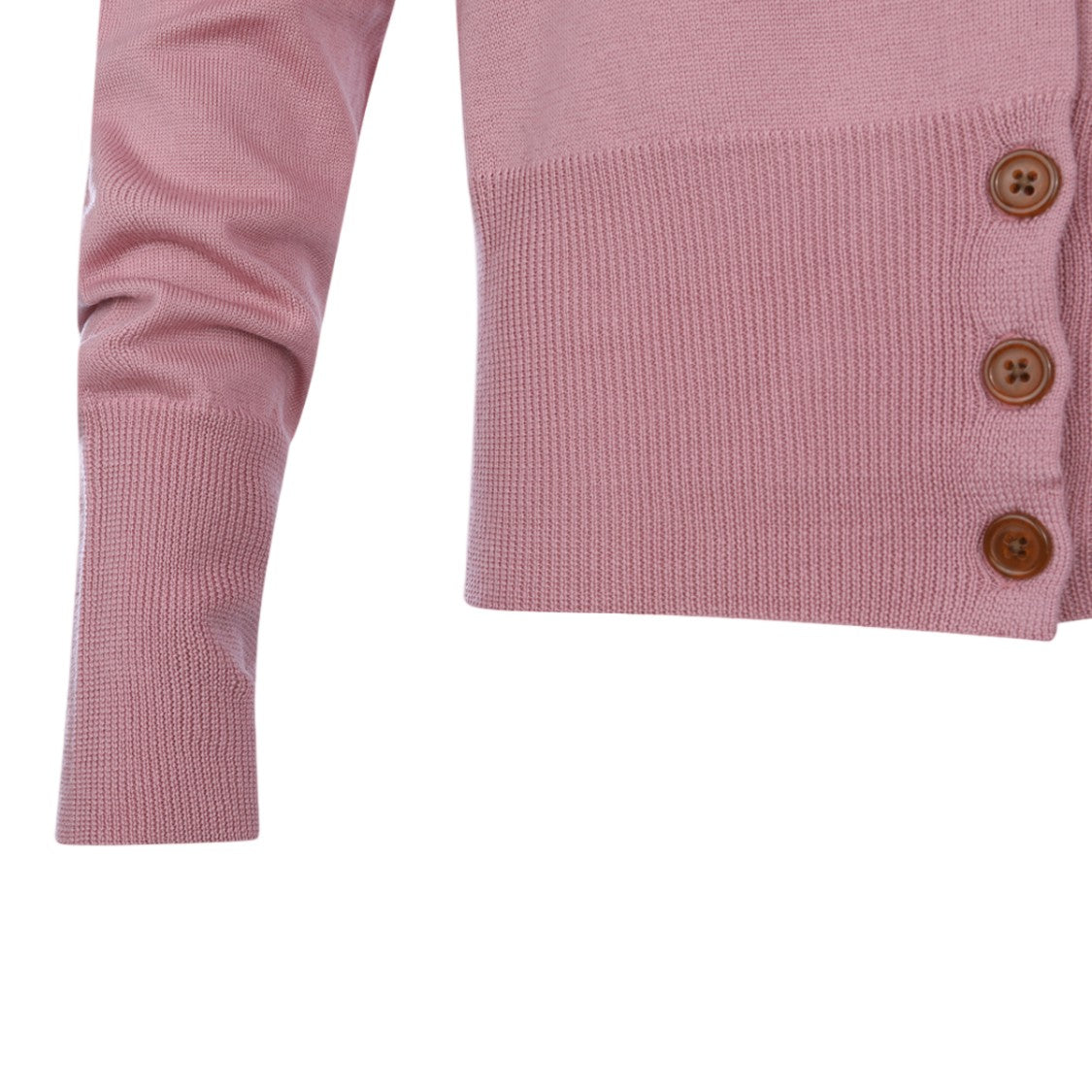 Vivienne Westwood Soft Pink Cardigan Sweater With Button-Down Front