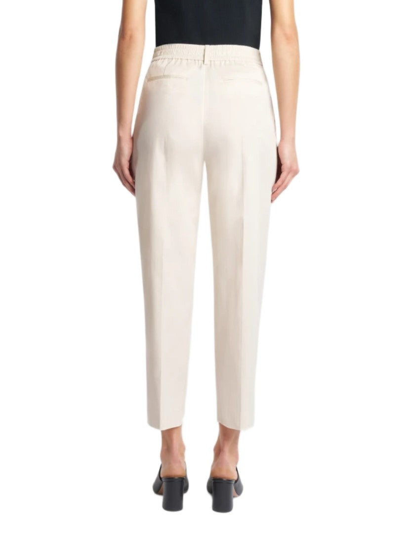 Pt0w High-Waisted Minimalist Trousers With Tailored Pleats