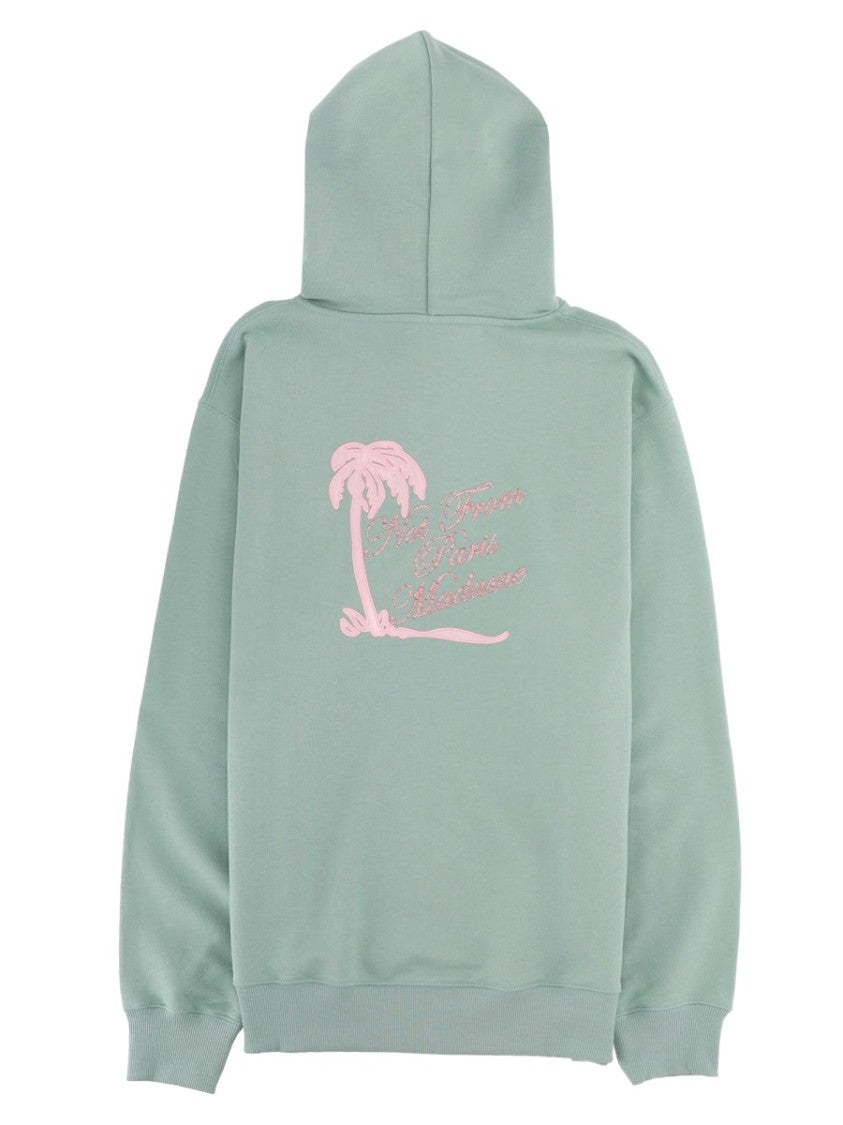 Drôle De Monsieur Slogan Palmiers Cotton Hoodie