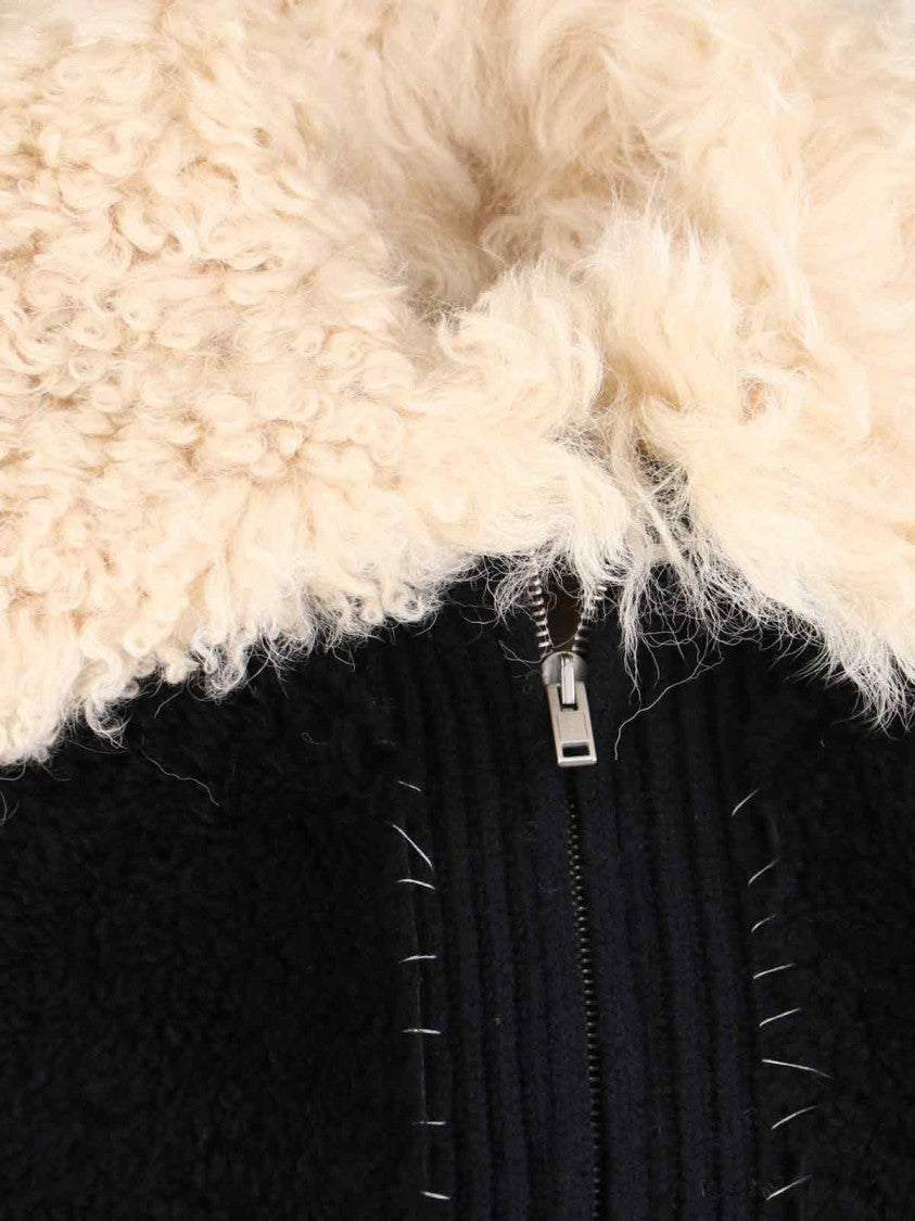 Marni 'Montone Collar' Cardigan – Black