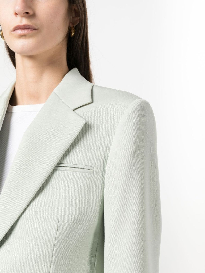 Lanvin Light Green Virgin Wool Blazer