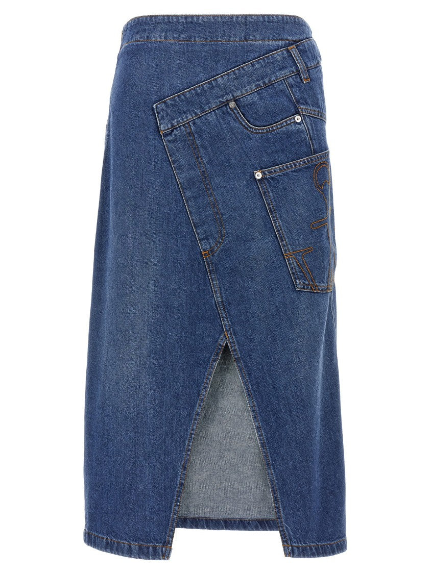 J. W. Anderson Twisted Midi' Skirt