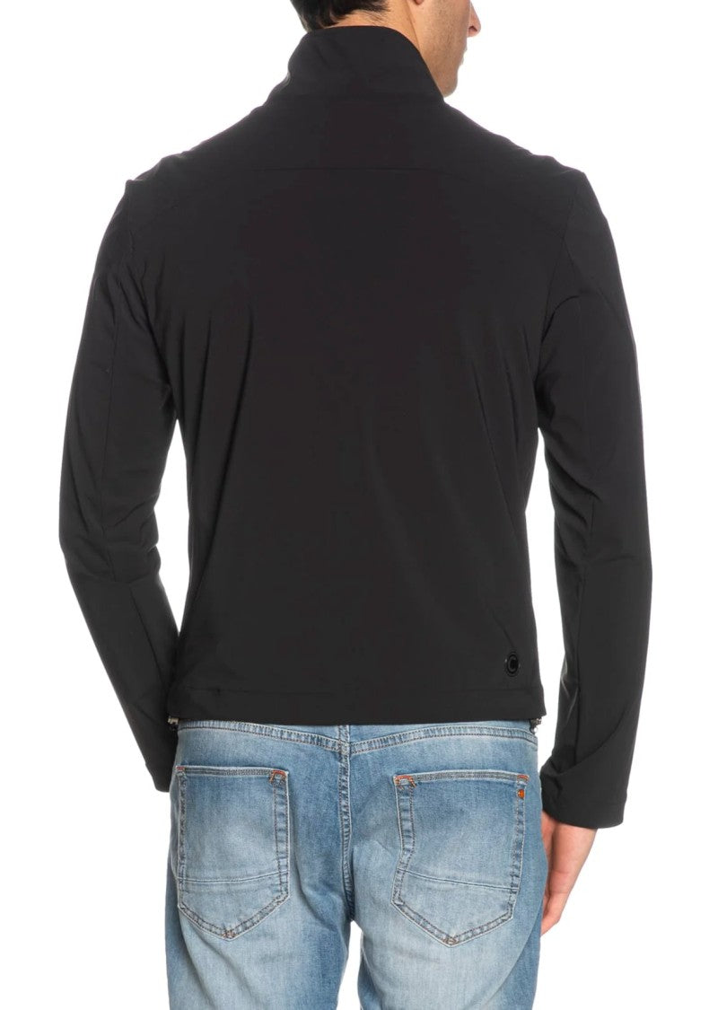 Colmar Originals Fitted Black Jacket With High Collar