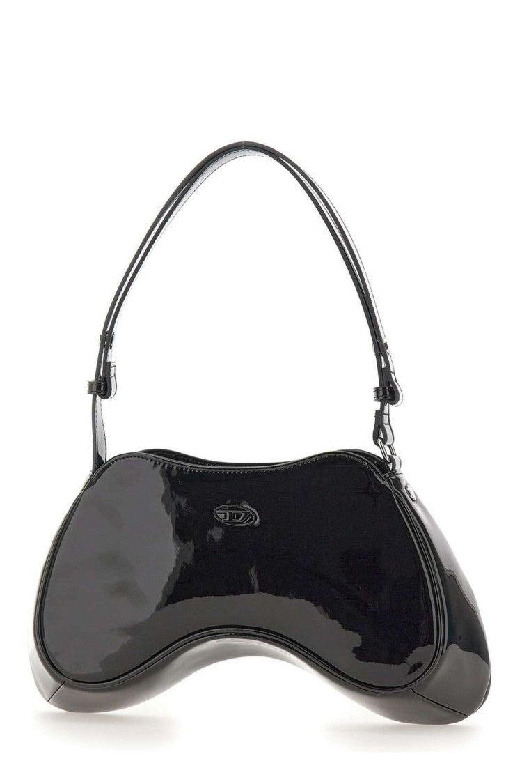 Diesel Structured Black Bag With Minimalist Design