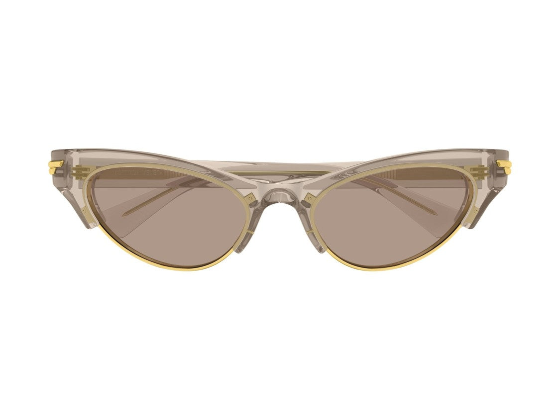 Bottega Veneta Bv1431s Translucent Acetate Cat-Eye Sunglasses