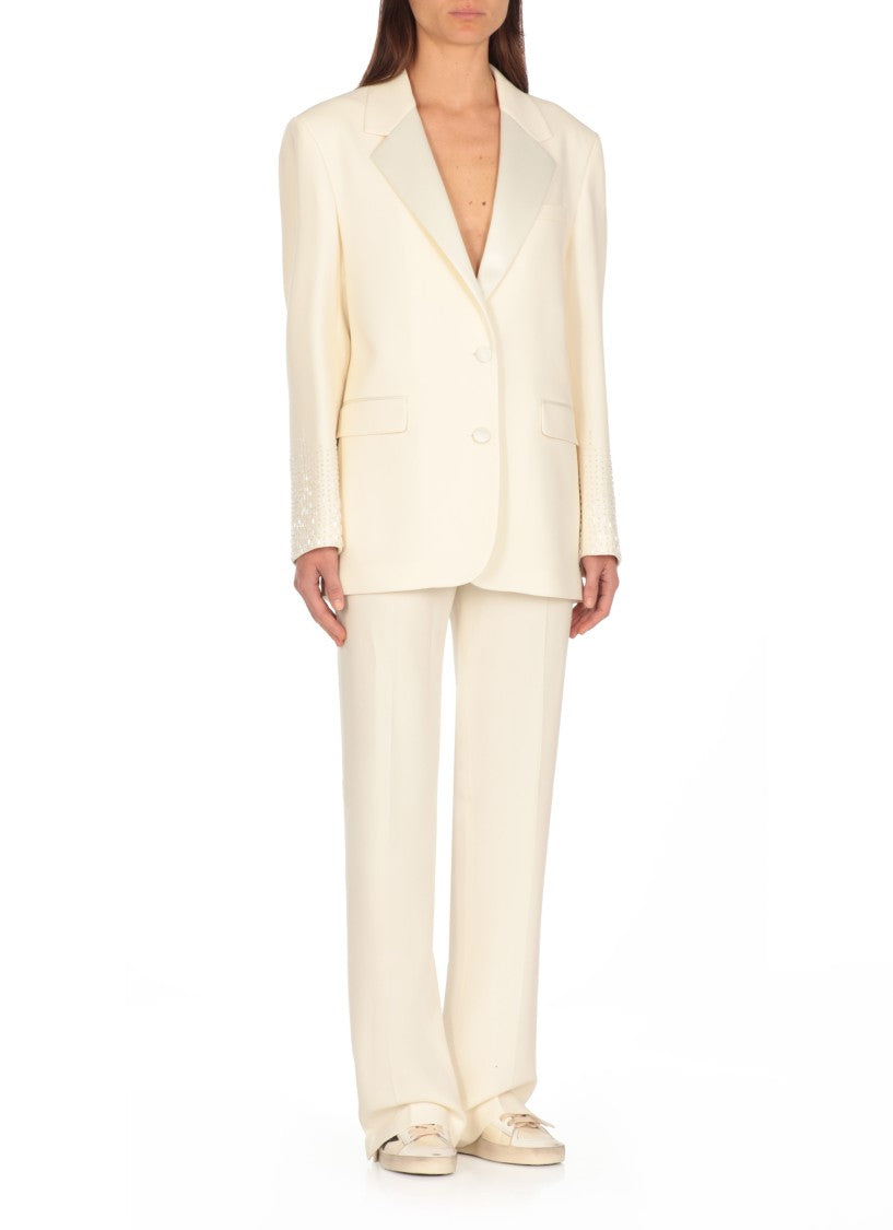 Golden Goose Ivory Maia Blazer