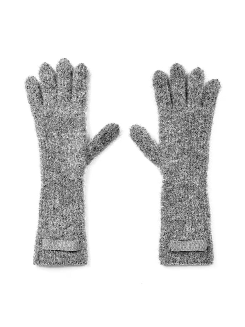 Jacquemus Les Gants Gros Grain Logo Gloves