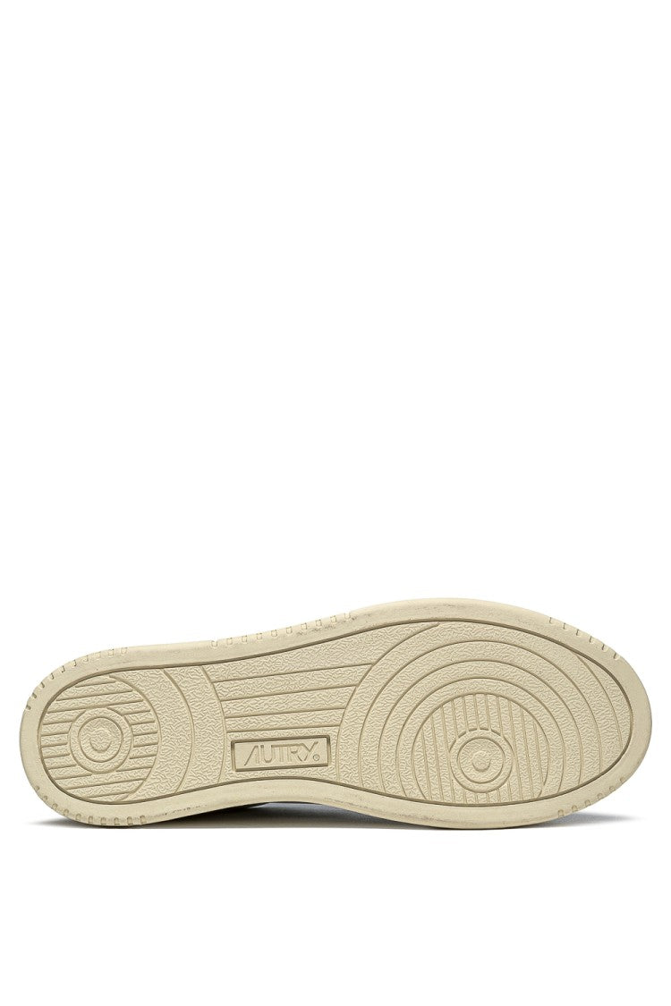 Autry Medalist Leather Sneakers White Heel Tab