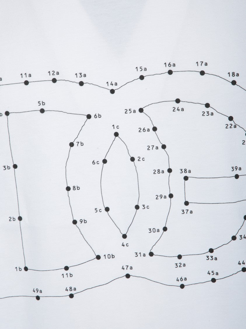 Dolce & Gabbana White T-Shirt With Iconic Dg Logo Graphic