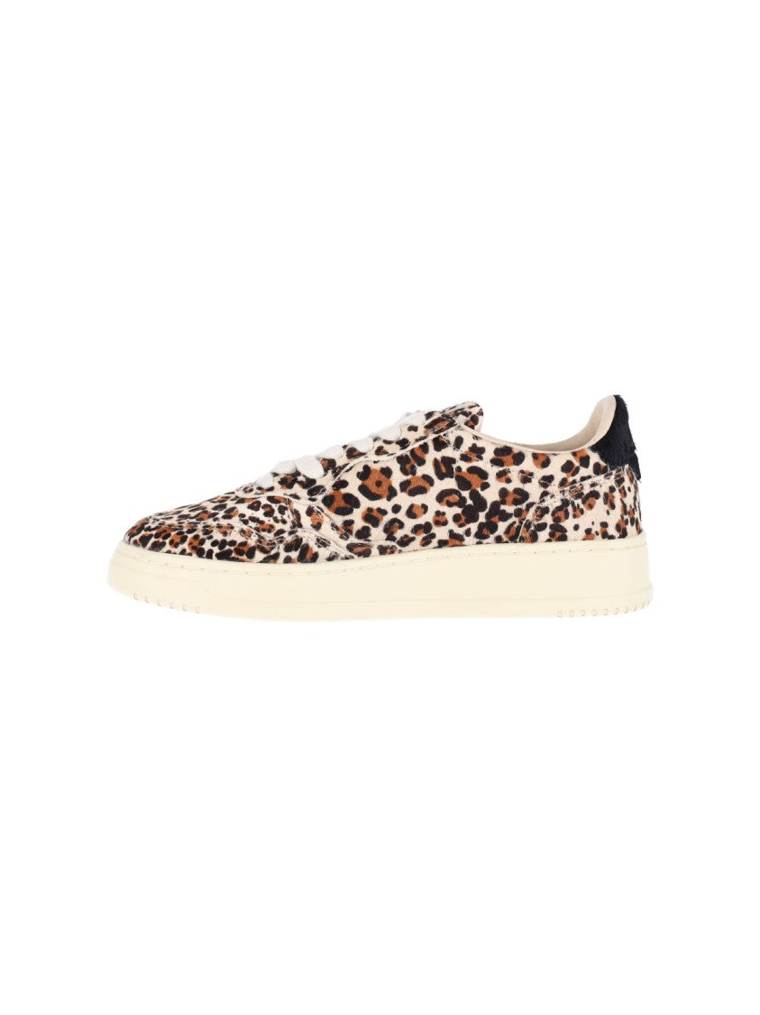 Autry Animalier Leather Medalist Sneakers