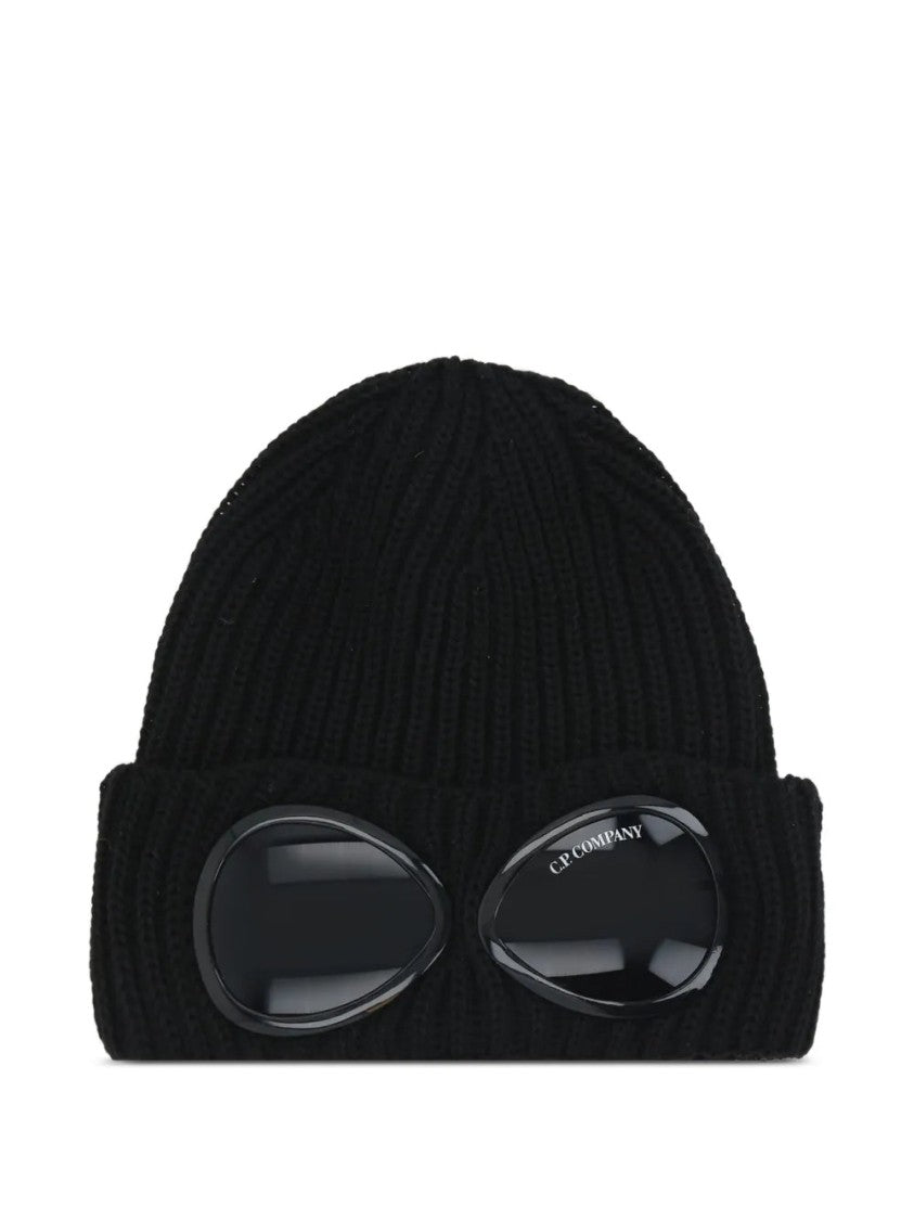 C.P. Company Goggle-Lens Ribbed Beanie