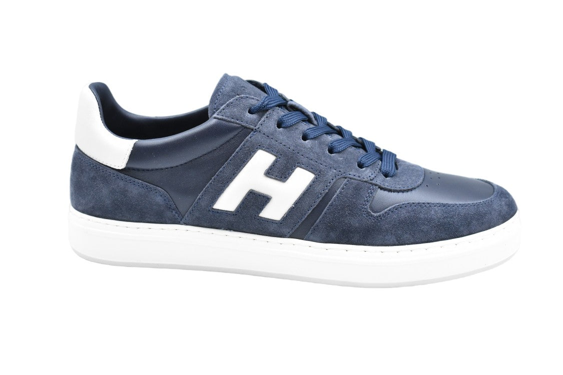 Hogan Blue Suede Nappa Memory Foam Sneakers