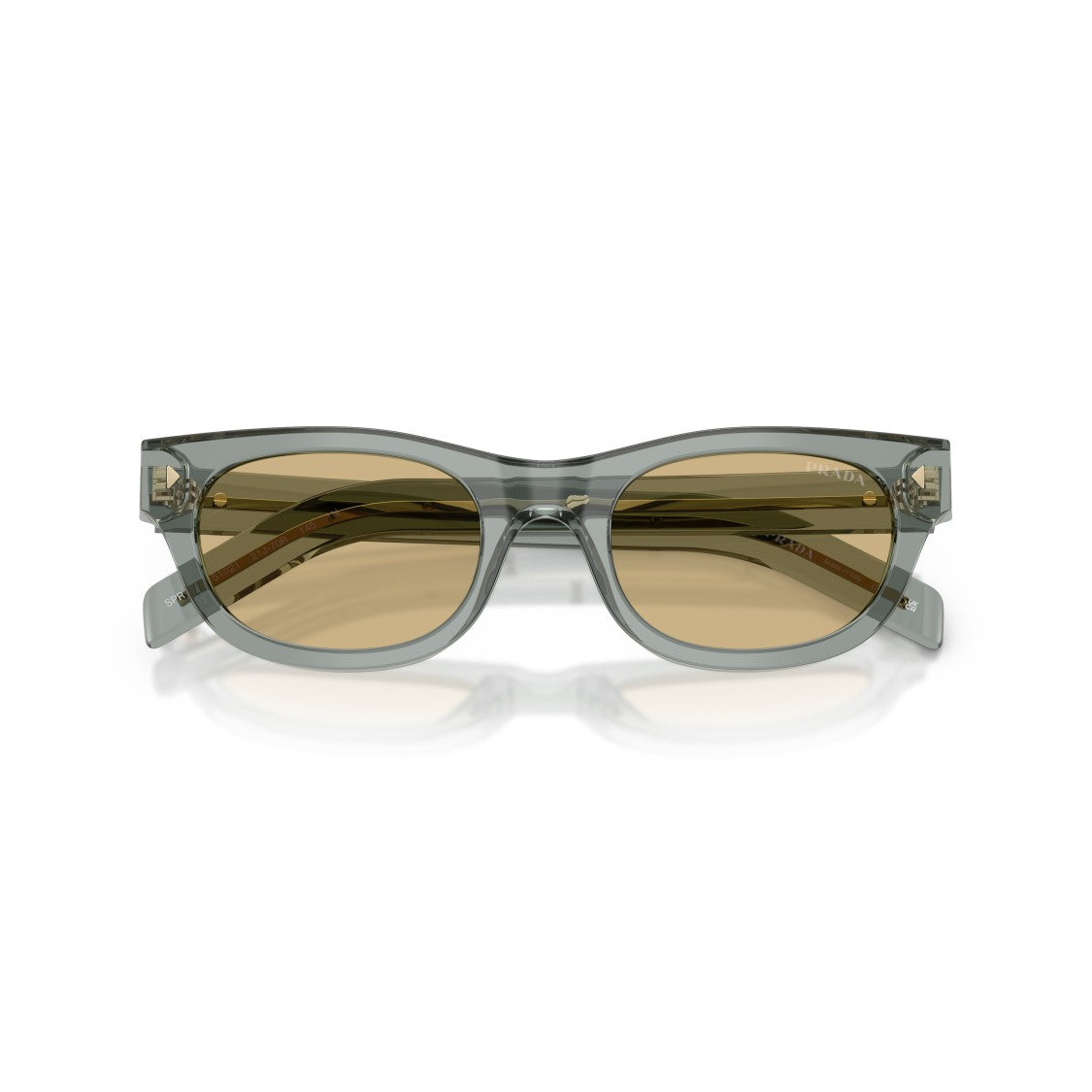 Prada 0Pr C09s Translucent Acetate Rectangular Sunglasses