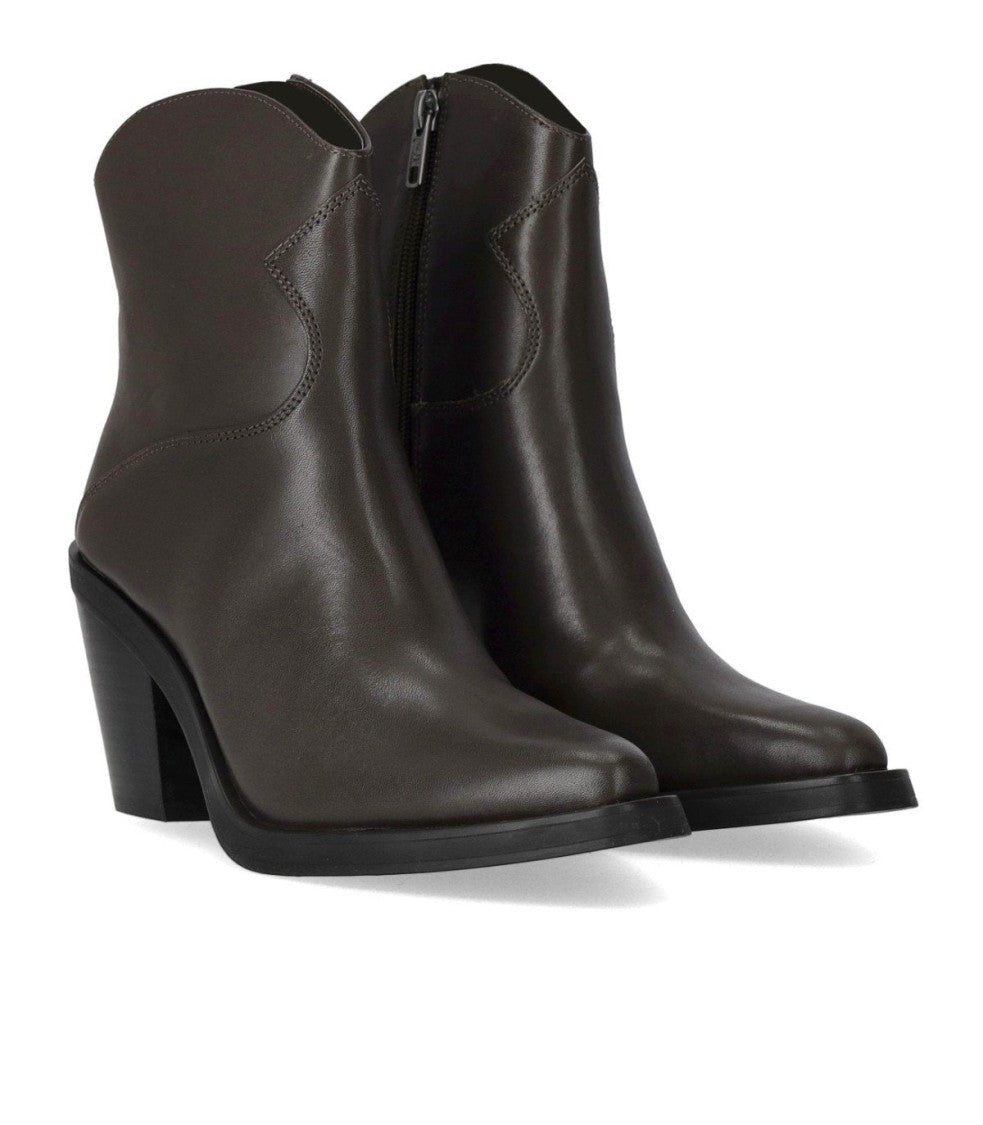 Ash Judy Brown Texan Ankle Boot