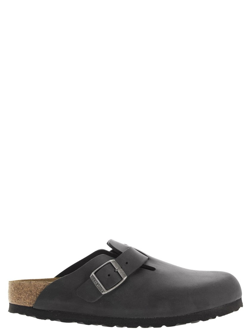 Birkenstock Boston - Oiled Leather Sabot