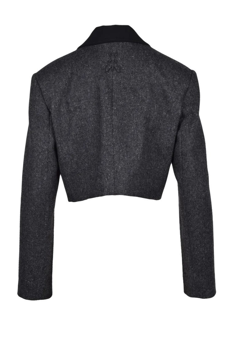 Patrizia Pepe Bolero Jacket - Grey
