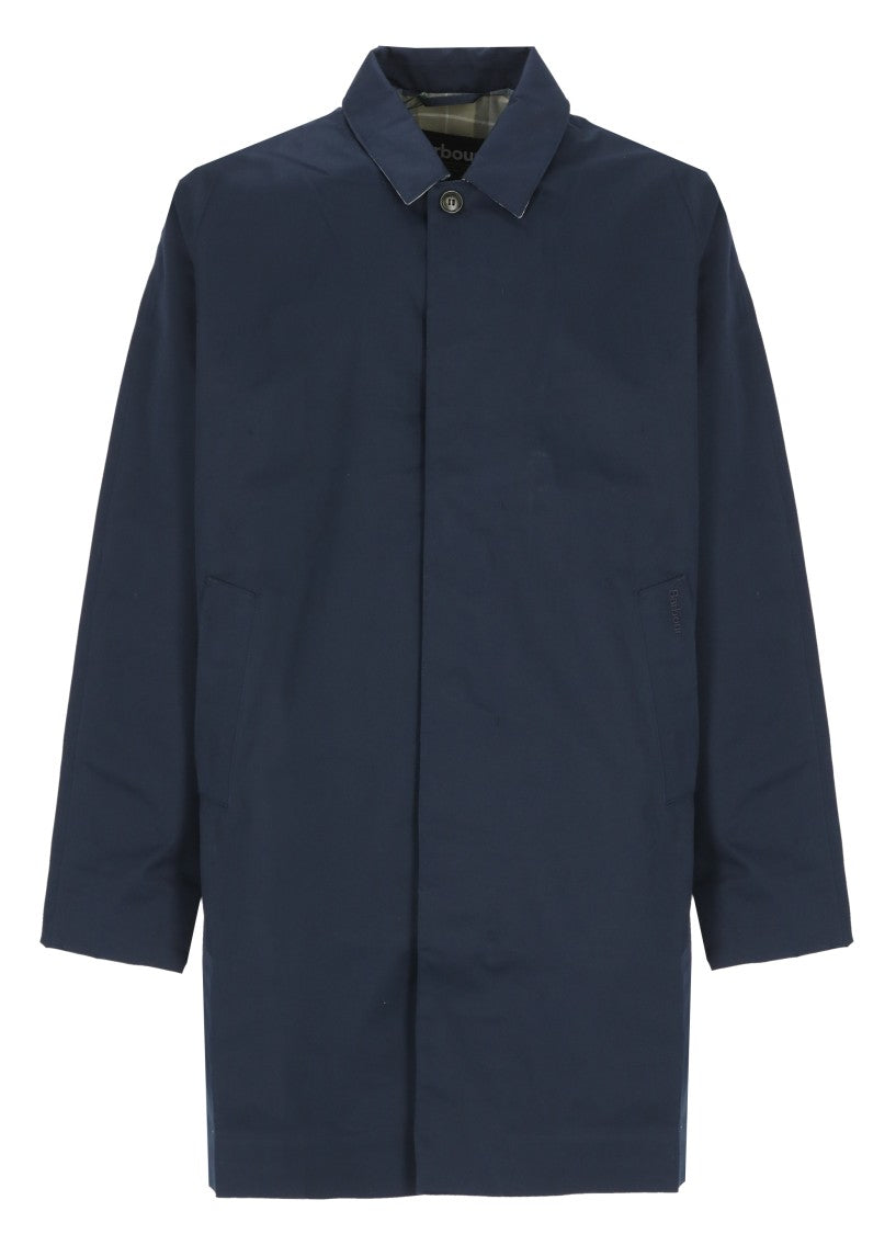 Barbour Blue Rokig Waterproof Check-Lined Jacket