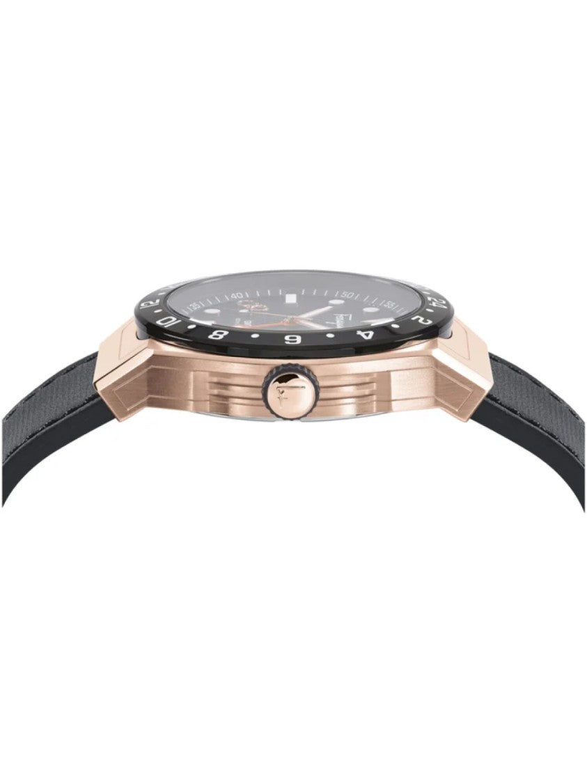Ferragamo Slx Gmt 43Mm Quartz Watch