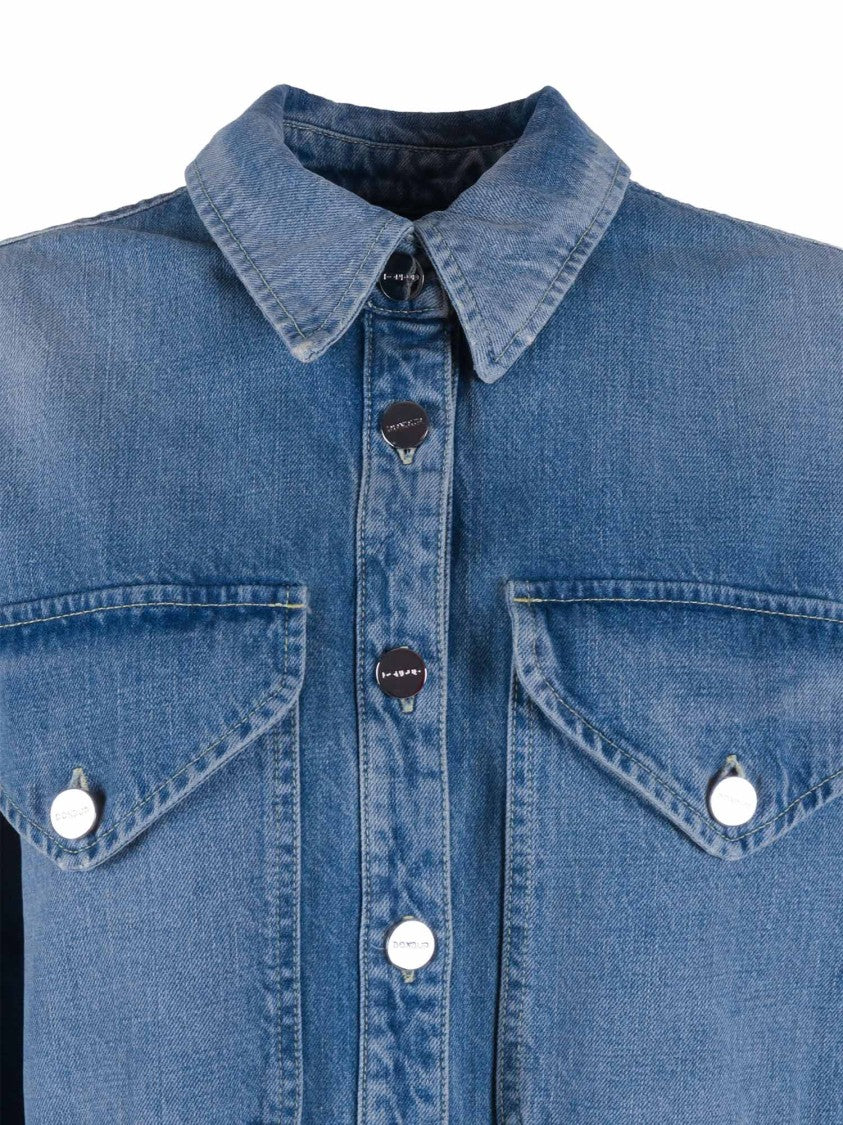 Dondup Denim Classic Distressed Shirt