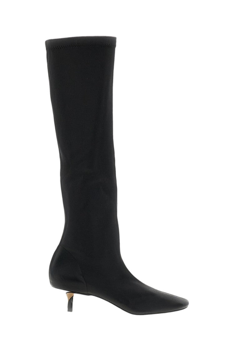 Jacquemus Black Les Bottes Collant Stretch Leather Boots