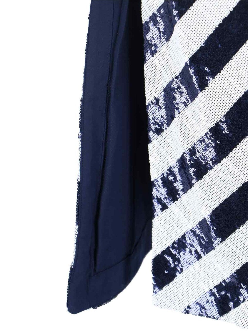 Polo Ralph Lauren Sequin Midi Skirt – Blue & White