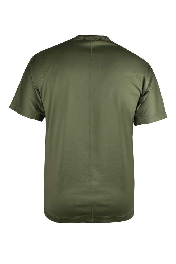 Stone Island Olive Cotton T-Shirt