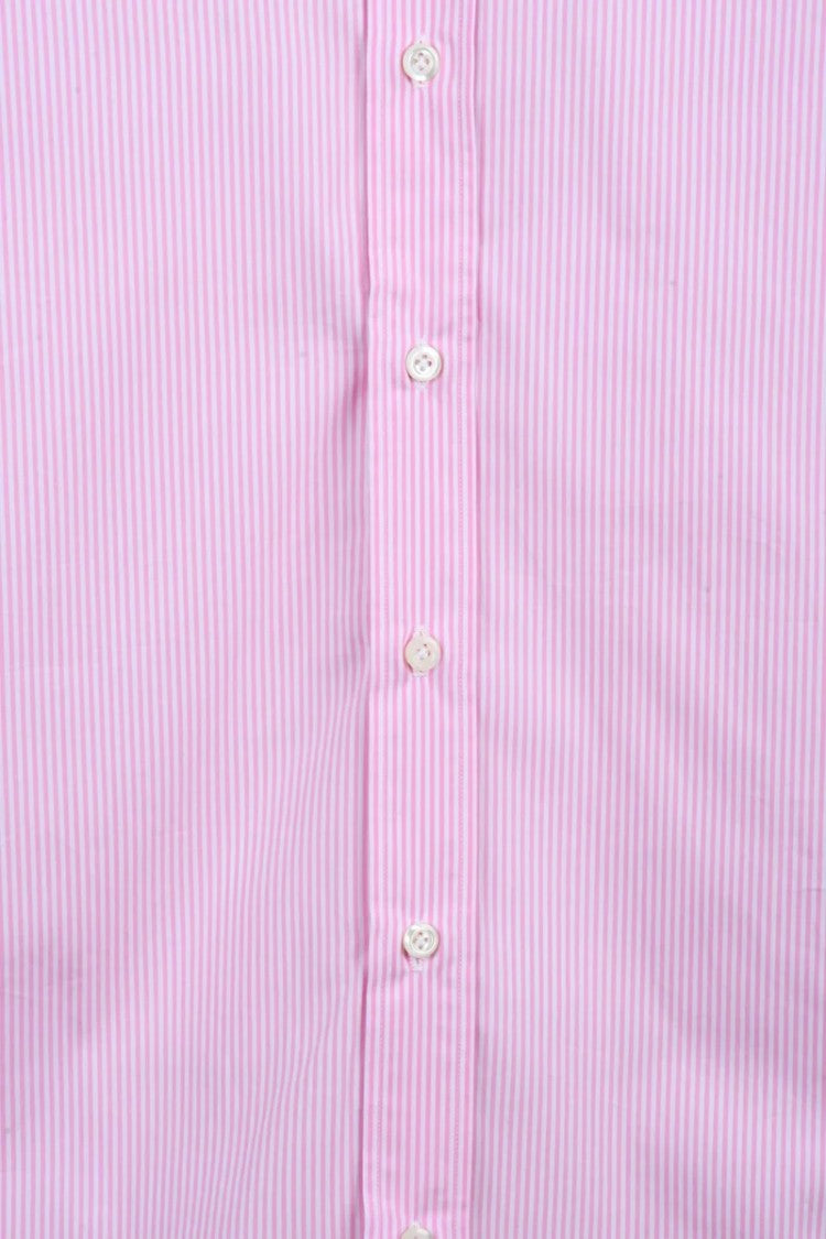Luigi Borrelli Napoli Cotton Shirt - White/Pink