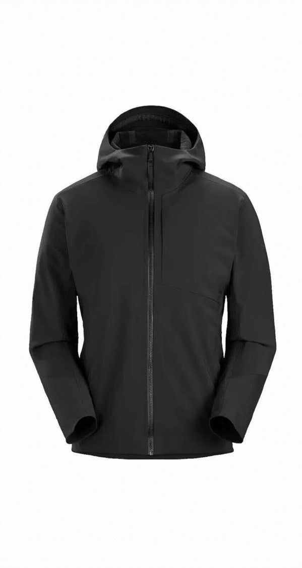 Arc'teryx Hooded Black Jacket With Fitted Silhouette