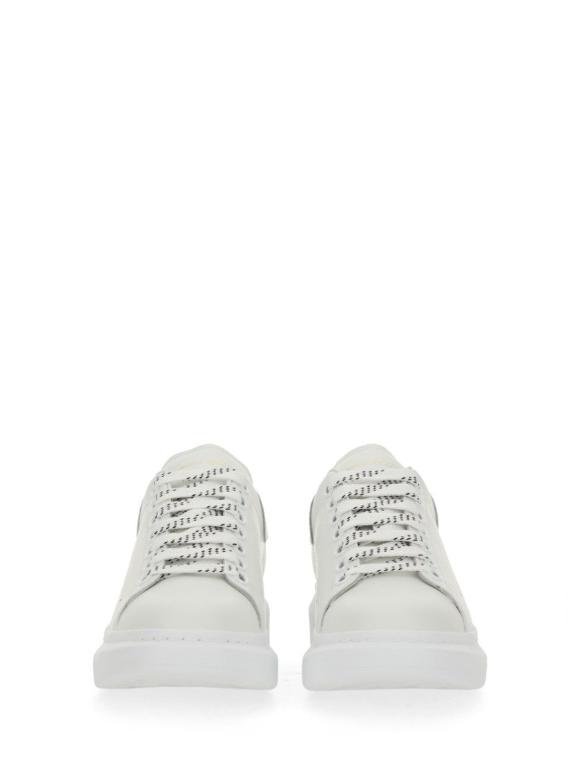 Alexander Mcqueen Oversized Perforated Side Exaggerated Leather Sneakers