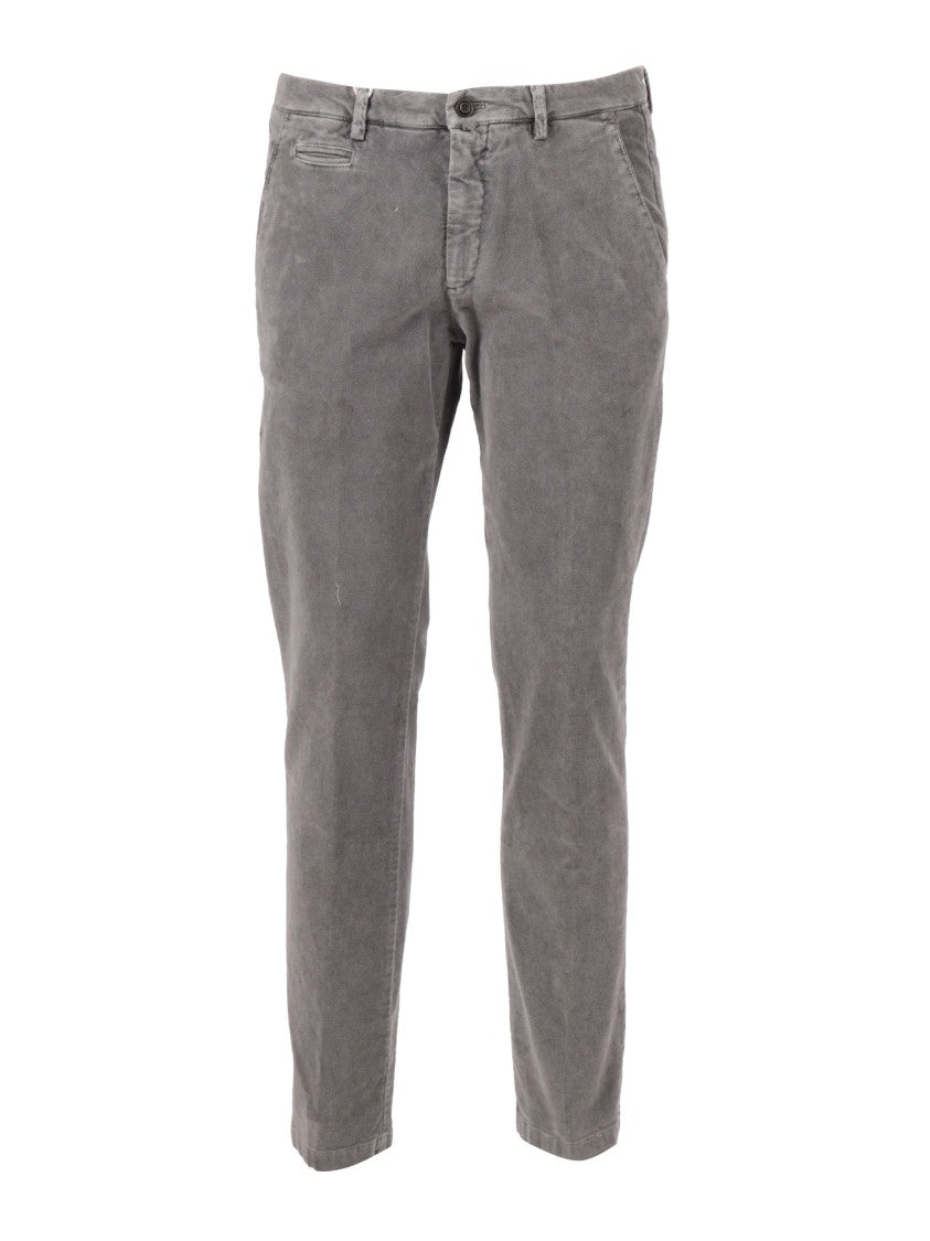 Briglia Straight Leg Tailored Pants With Minimalist Design
