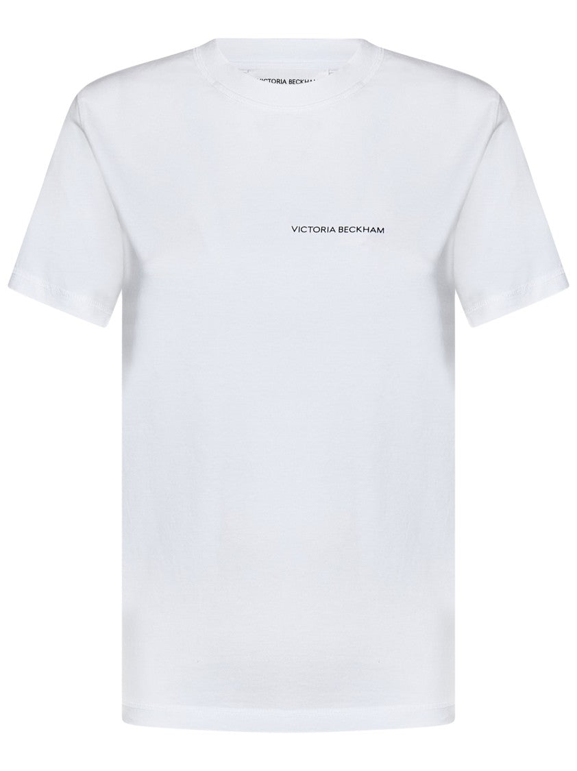 Victoria Beckham White Organic Cotton T-Shirt