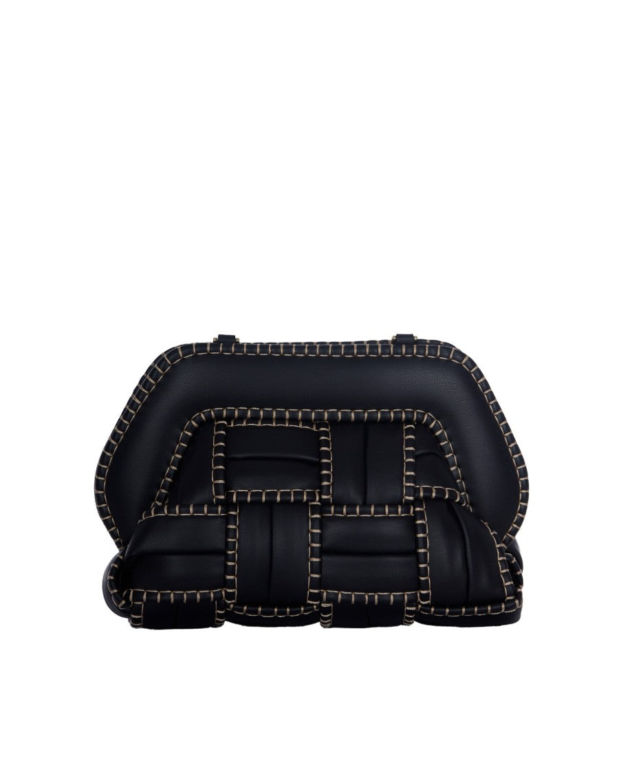 Themoirè Black Tia Trim Handbag