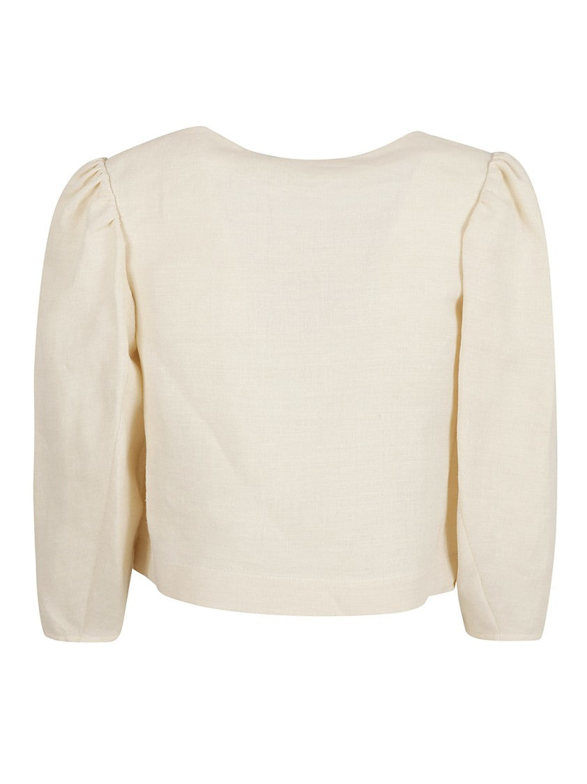 Chloé Three-Quarter Sleeve Linen Shirt
