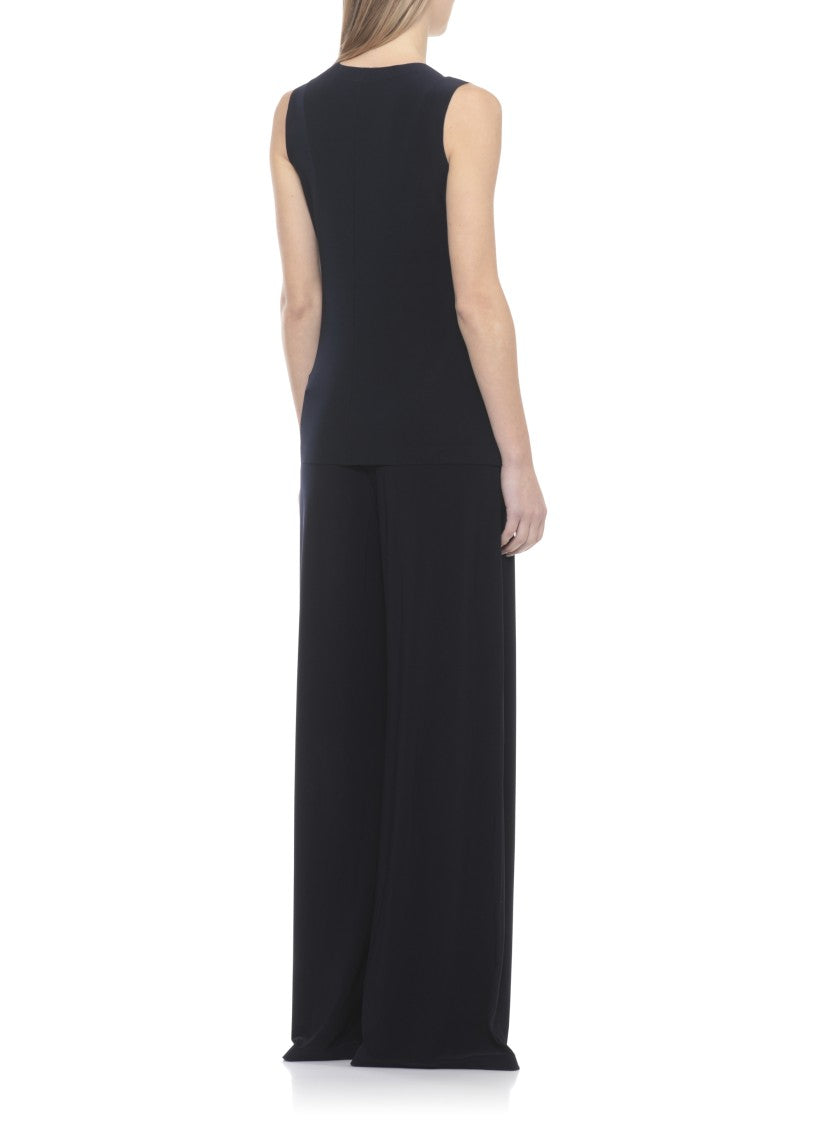 Norma Kamali Blue Swing Tank Top