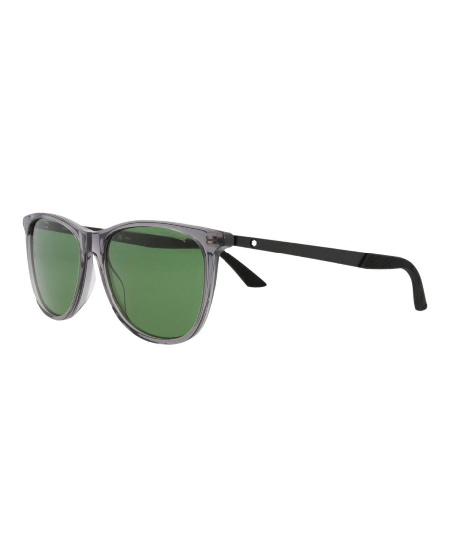 Montblanc Square-Frame Recycled Acetate Sunglasses