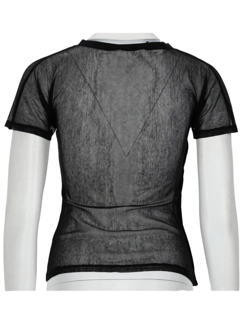 Paloma Wool Olimpia Sheer Mesh Short Top
