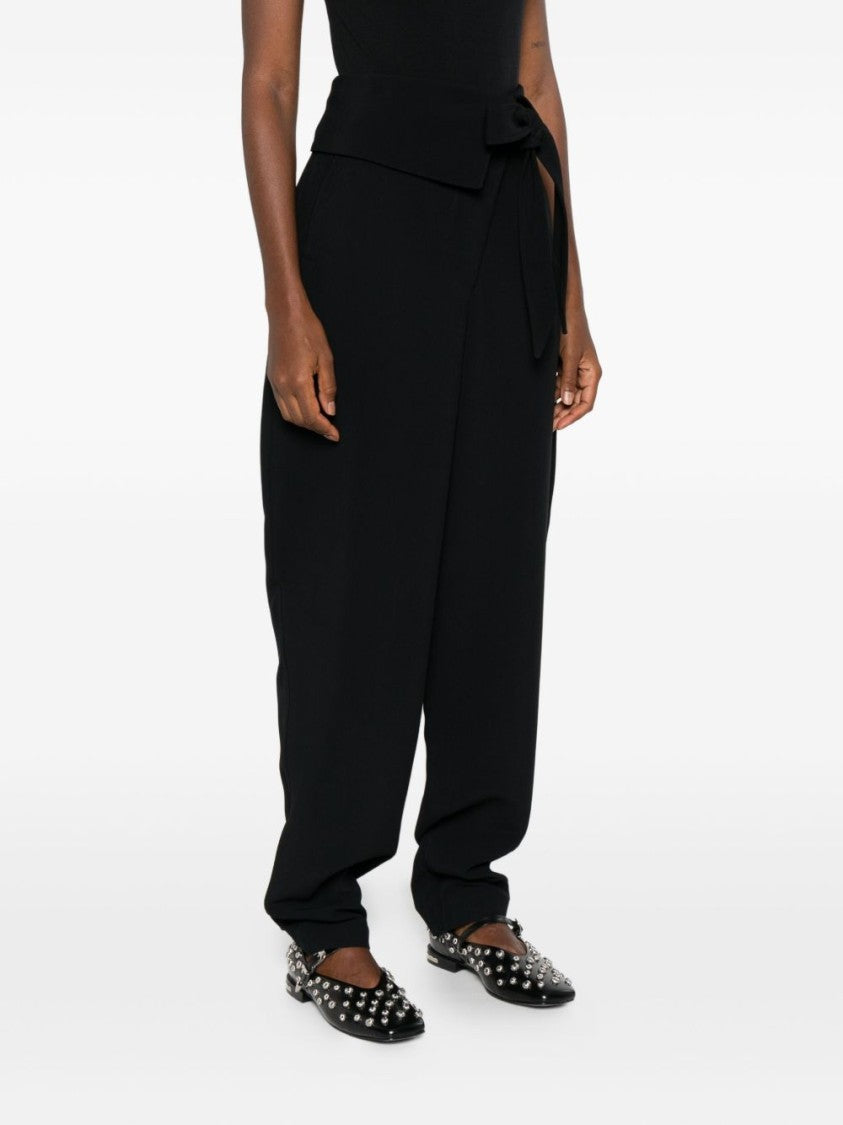 The Attico High-Waisted Trousers With Self-Tie Belt