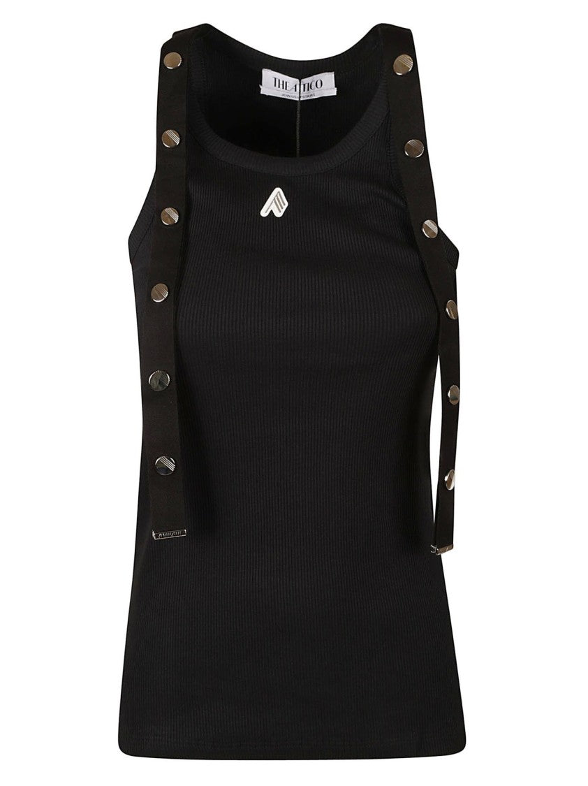 The Attico Black Tank Top