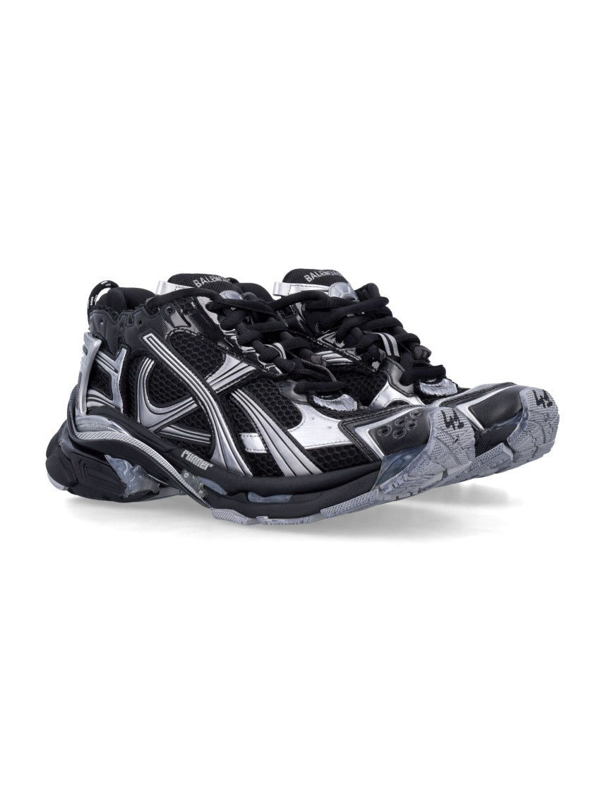 Balenciaga Dynamic Runner Sneaker With Layered Overlays