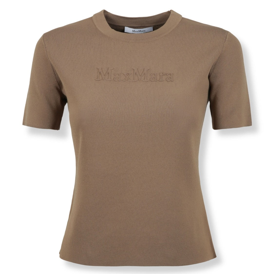 Max Mara Fitted Knit Top With Modest Neckline