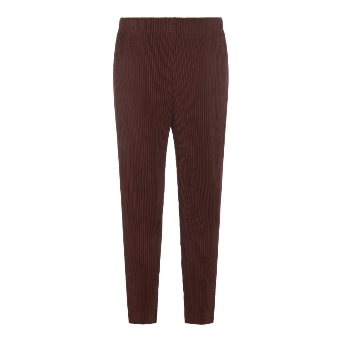 Homme Plissé Issey Miyake Slim Tapered Trousers With High Waist