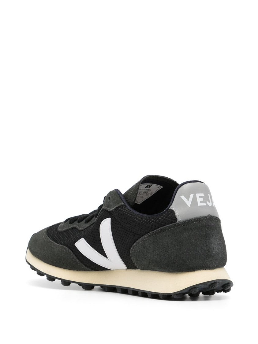 Veja Black Mesh And Suede Sneakers