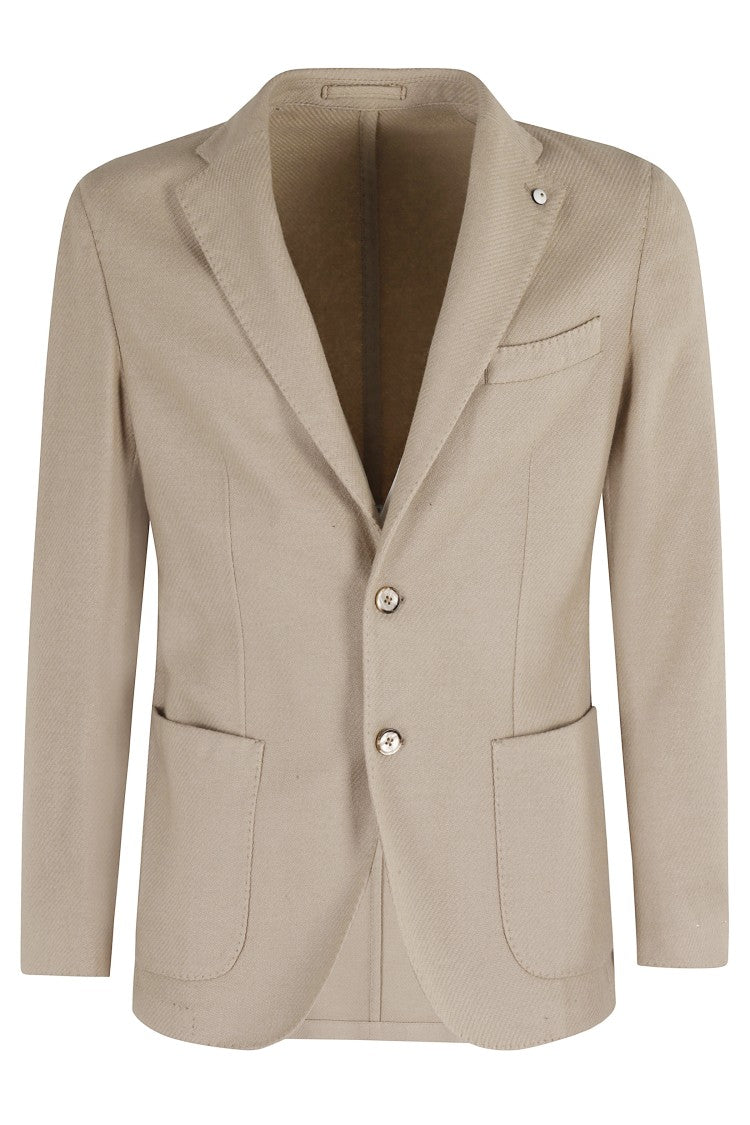 L.B.M. Diagonal Wool Flannel Jacket