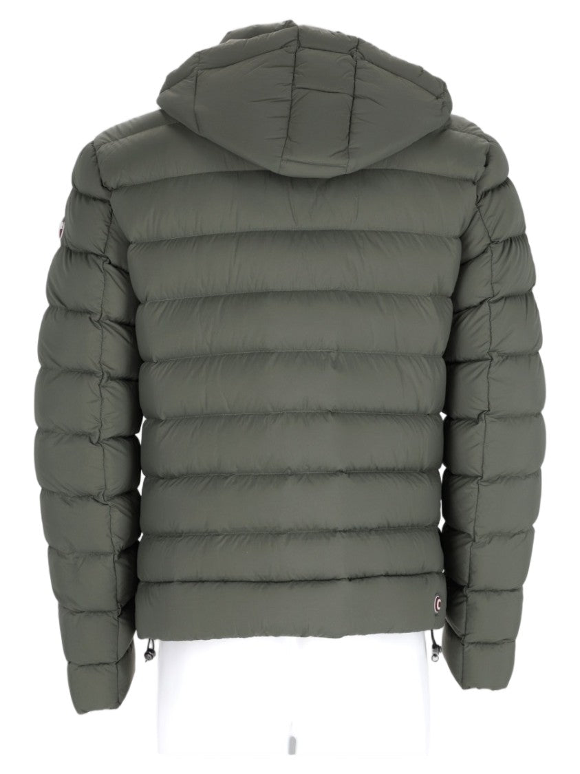 Colmar Originals Green Quilted Hooded Snap-Button Padded Jacket